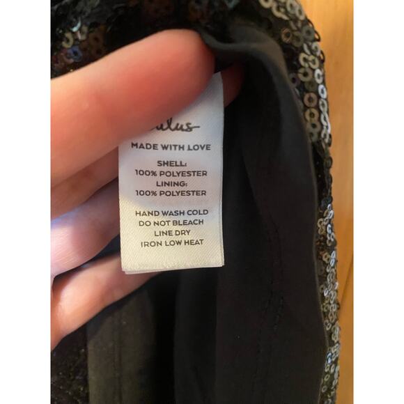 Lulus Forever Your Girl Black Sequin mini Dress - Picture 9 of 11